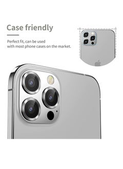 ماركة غير محددة Premium Camera Lens Protector for iPhone 14 PRO MAX – Easy Installation and Removal -silver  - Image 4