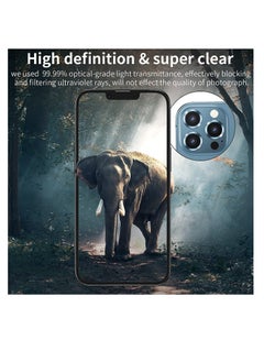 ماركة غير محددة Premium Camera Lens Protector for iPhone 14 PRO MAX – Easy Installation and Removal -silver  - Image 3