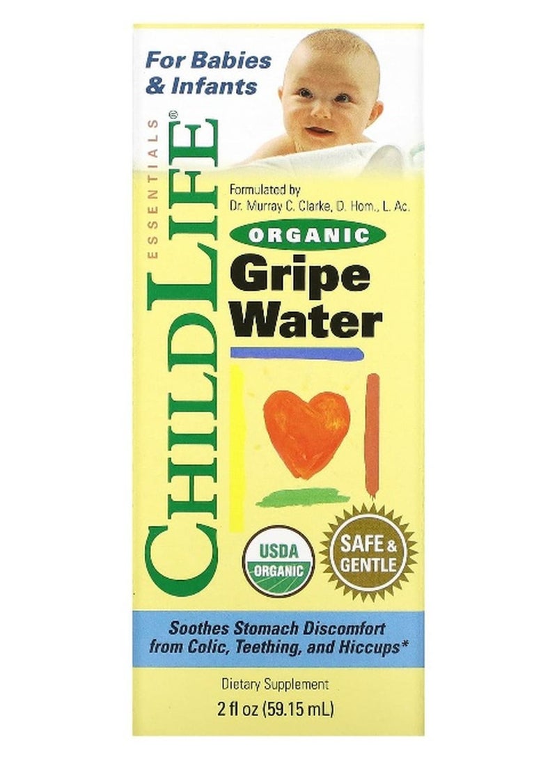ChildLife Essentials, Organic Gripe Water, 2 fl oz (59.15 ml) (Packaging may vary) - Image 1