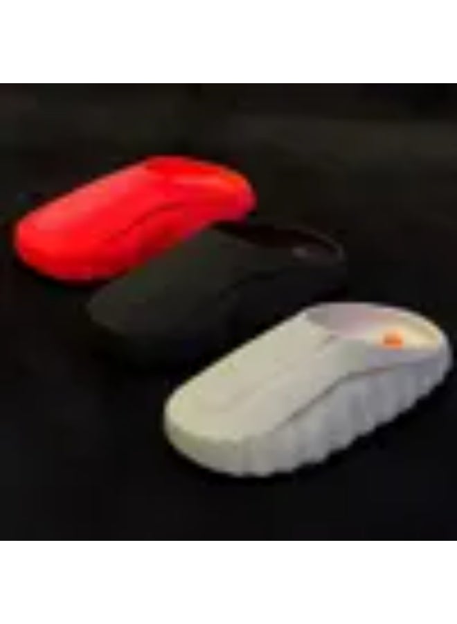 Desginer Mind 001 Slide Slides Mind001 Slippers Soft Rubber Tech Comfortable Sandals Mules Clog Black Red Bone Light Smoke Grey Men Women Summer Shoes - Image 3