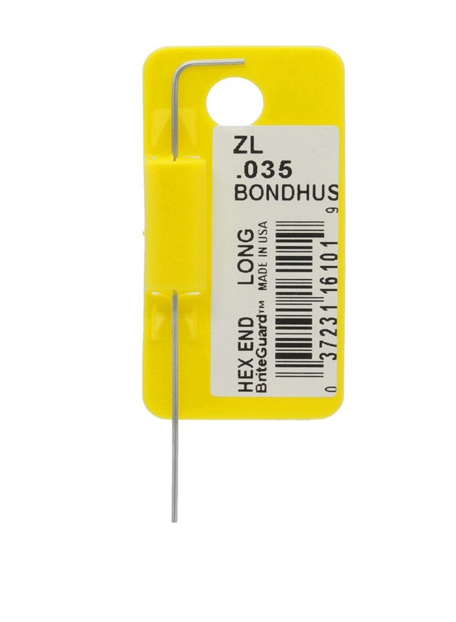 Bondhus .035" BriteGuard Plated Hex L-Wrench - Long Tag/Barcoded - Image 1