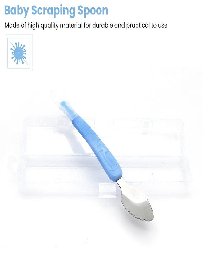 Optifit 2 In 1 Baby Fruit Spoon And Scraper For Baby Feeding, Multifunction Serrated Grapefruit Fruit Spoon For Kids,1 Count - Image 2