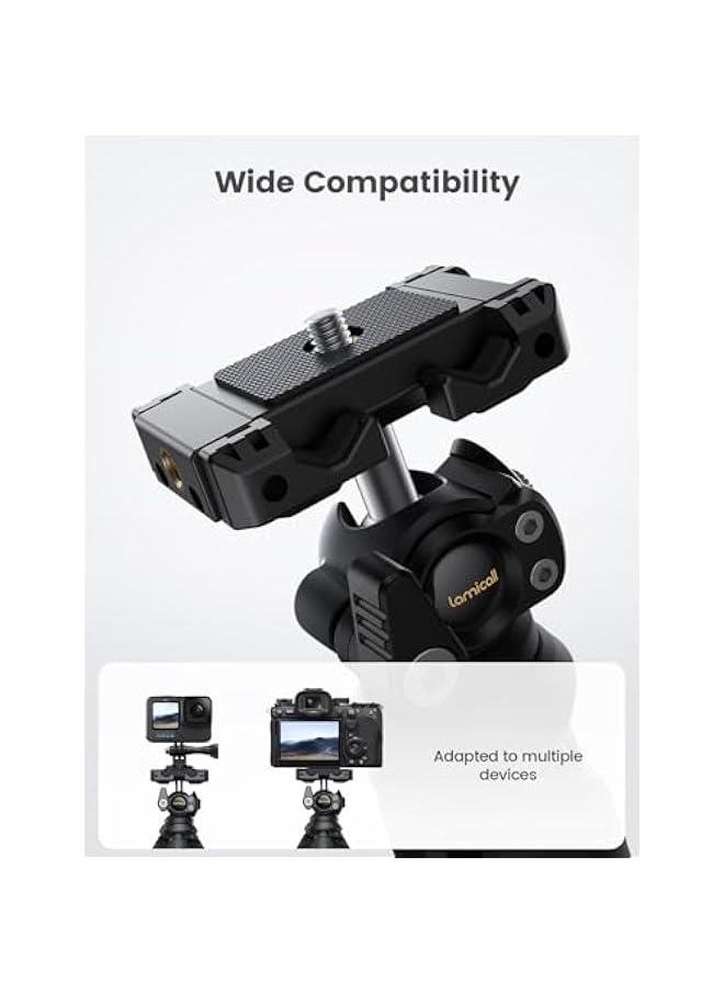 Arabest - Flexible 3-in-1 iPhone Tripod with Wireless Remote for Video Recording, Vlogging, Selfies - Compatible with Samsung, GoPro, Digital Camera - Image 1