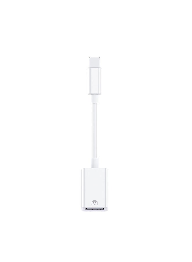 Applicable To Apple Adapter Charging Data Two-in-one OTG Adapter Usb3.0 Transmission Read U Disk Card Reader-Number Of Interfaces:Apple Single Mouth OTG  - Image 1