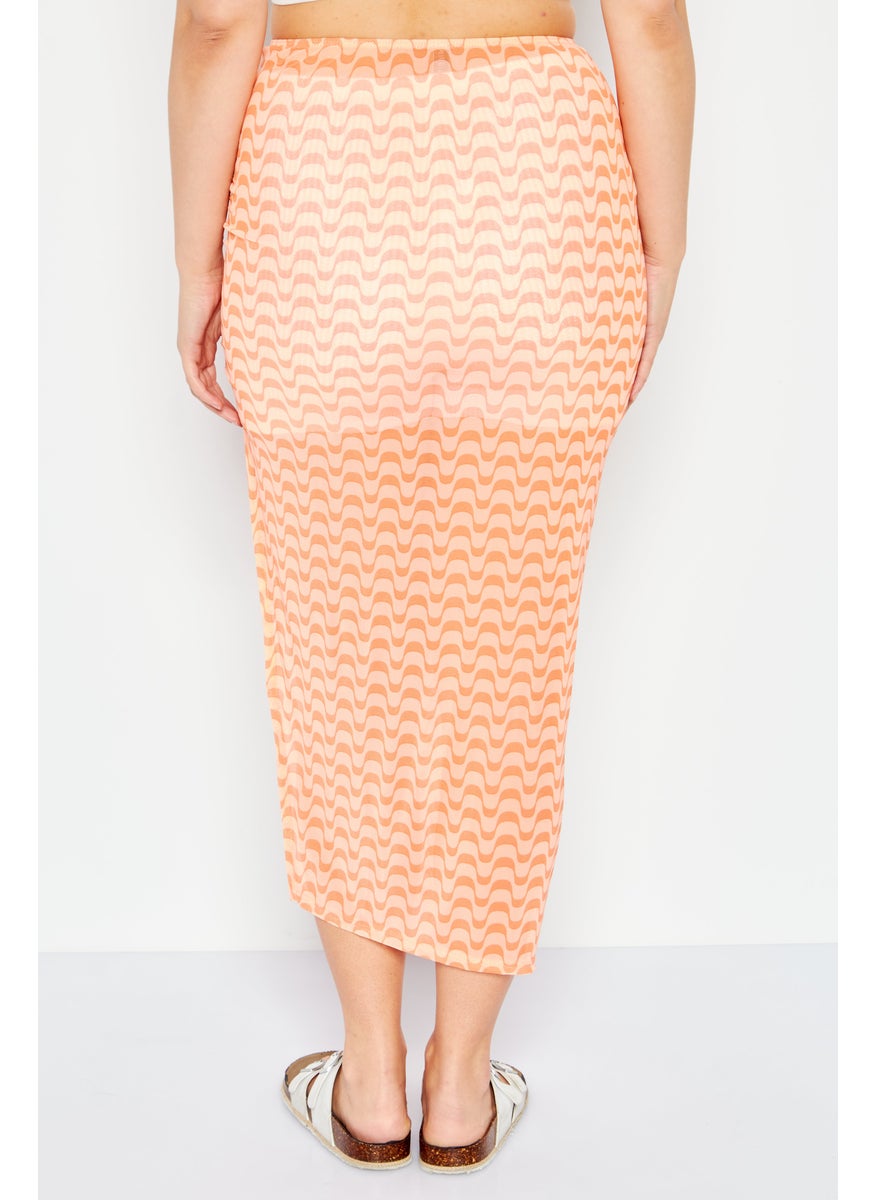 Women Plain Basic Midi Skirt, Orange - pzsku/ZADB5459A06831D58320FZ/45/_/1739801657/c6b8503c-6223-40de-9e79-46a004554cf4