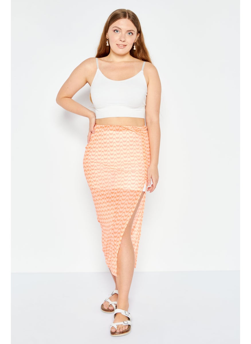 Women Plain Basic Midi Skirt, Orange - pzsku/ZADB5459A06831D58320FZ/45/_/1739801731/5a4eab6c-595b-4986-a0f9-fcb016ae8a35