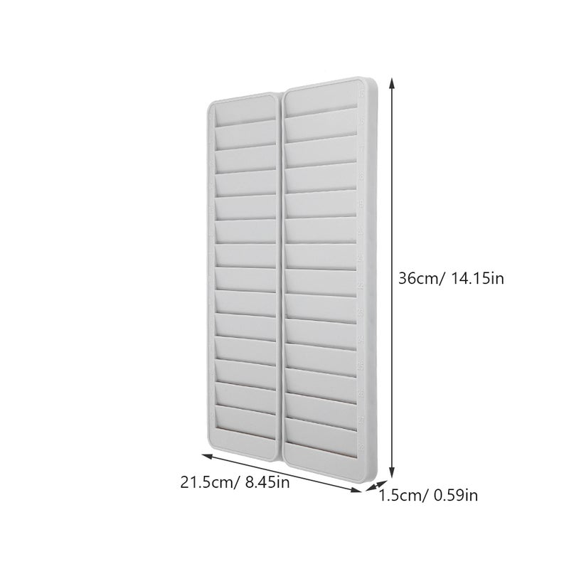 Card Rack for Wall Mounting, Durable Storage Solution for Attendance Cards and Labels - Image 2