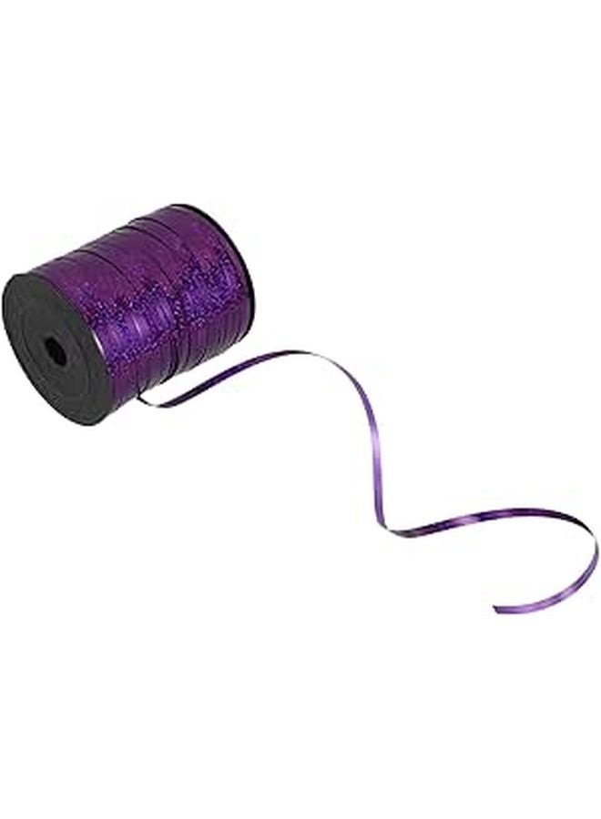 Metallic Curling Ribbon 500 Yards Shiny Purple Balloon String For Party Wedding Birthday Decoration - Image 1