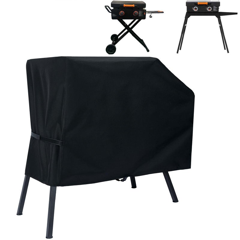 NOELIFE Grill Cover for Blackstone 22 inch Griddle with Hood and Stand, Waterproof Griddle Accessories for Blackstone 17 and 22 inch, Windproof and UV Resistant (Cover only) - Image 1