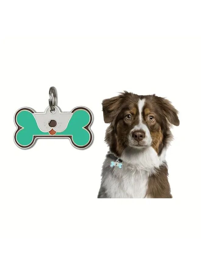 Customized Bone Style Pet Dog Tag With Tongue Out Pattern In Tangerine - Image 4