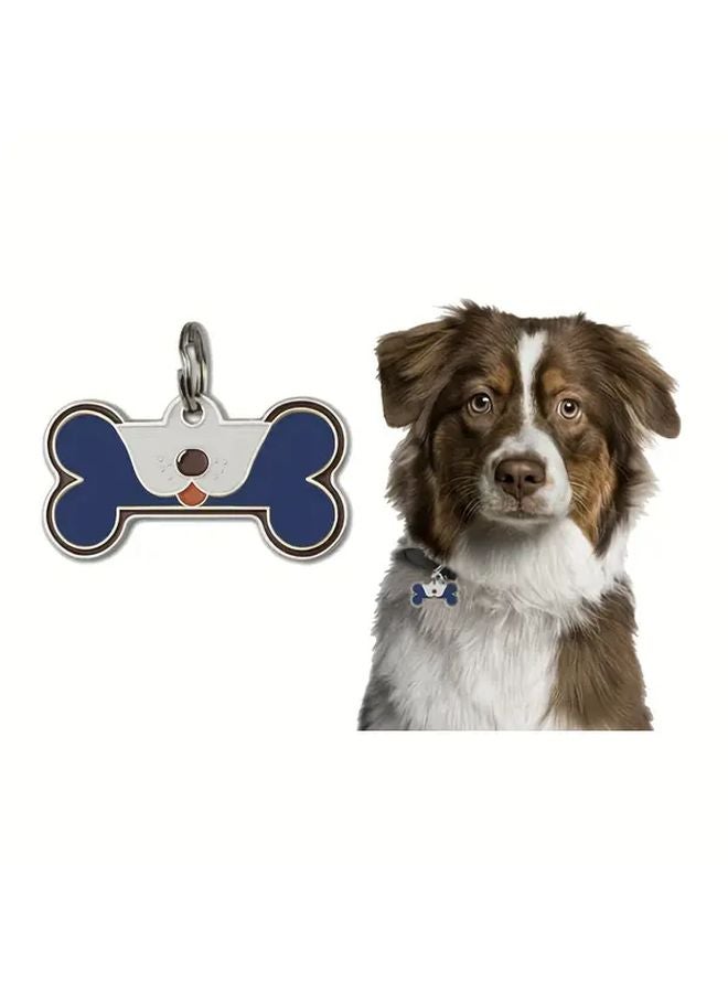 Customized Bone Style Pet Dog Tag With Tongue Out Pattern In Tangerine - Image 5