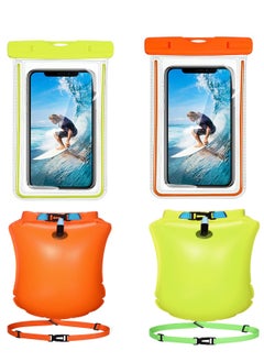 SYOSI, 2 Waterproof Phone Pouchs and 2 Storage Airbags, Underwater Take Photo Clear Pouch for Outdoor Swim Training Snorkeling