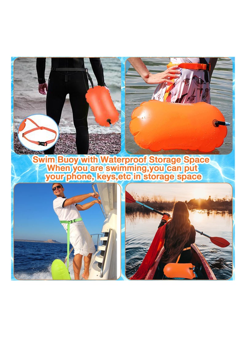SYOSI - SYOSI, 2 Waterproof Phone Pouchs and 2 Storage Airbags, Underwater Take Photo Clear Pouch for Outdoor Swim Training Snorkeling - Image 1