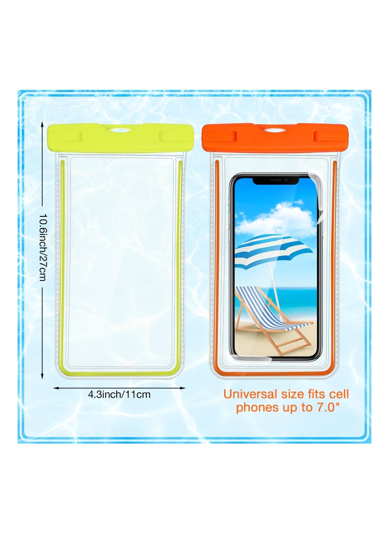 SYOSI - SYOSI, 2 Waterproof Phone Pouchs and 2 Storage Airbags, Underwater Take Photo Clear Pouch for Outdoor Swim Training Snorkeling - Image 1