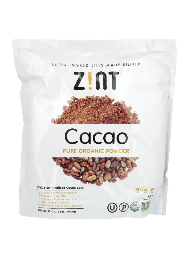 Zint, Pure Organic Powder, Cacao , 32 oz (907 g) (Packaging may vary) - Image 1
