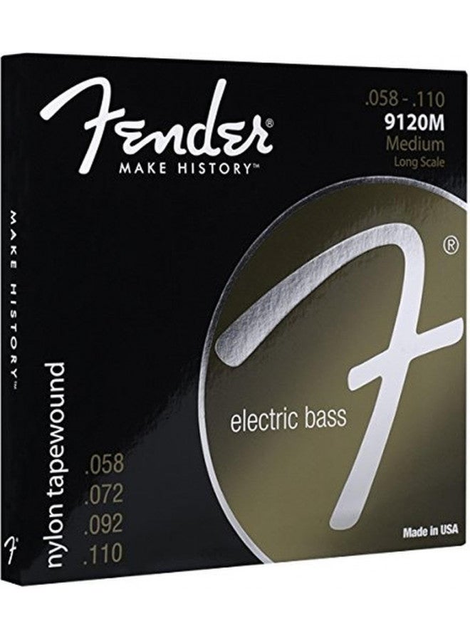 Fender 9120 Bass Strings, Nylon Tapewound, Long Scale, 9120M .058-.110