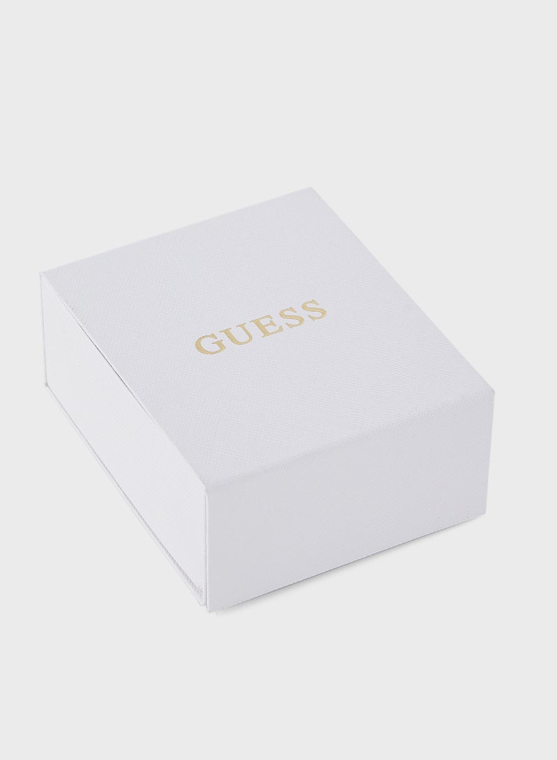 GUESS Crystal Detail Single Ring - Image 5