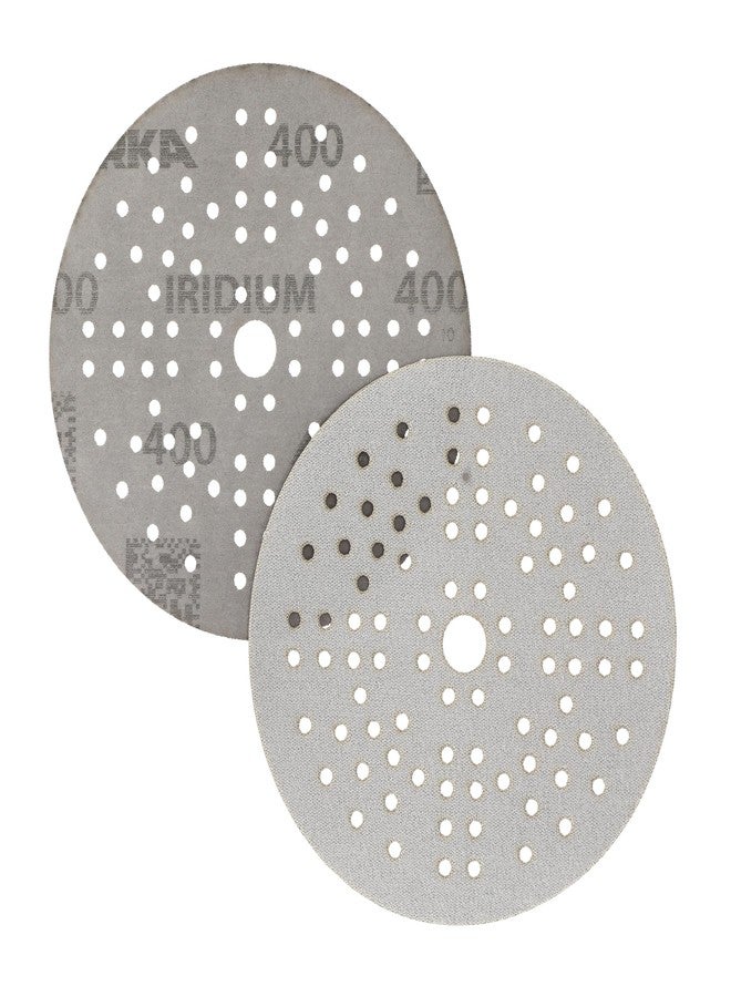 Mirka Iridium 5-Inch Sandpaper, 400 Grit - 50-Pack Hook & Loop Discs for Automotive, Wood, Wall & Body Sanding - Premium Car Sanding Paper - Image 2