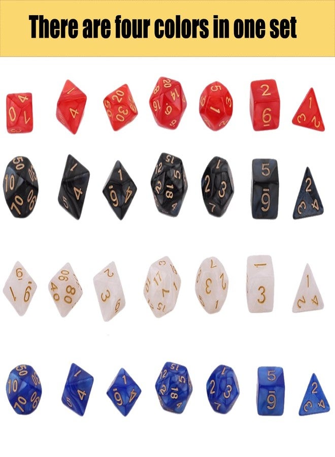 BCNJEPIN Dice, 28PCS Dice Cube with 1PCS Storage Bag, Casino Multiple Types Can Handle Various Situations, Suitable for Various Board Games, Matching Storage Bags, Essential for Party and Party Board Games - Image 5