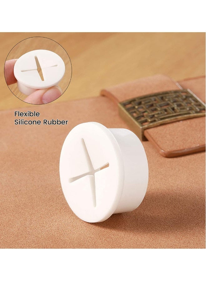 Wire Hole Cover, SYOSI 20 Pieces 1 Inch Flexible Silicone Cable Cord Grommet for Desk, and Other Furnitures, Wire Organizer  - Image 5