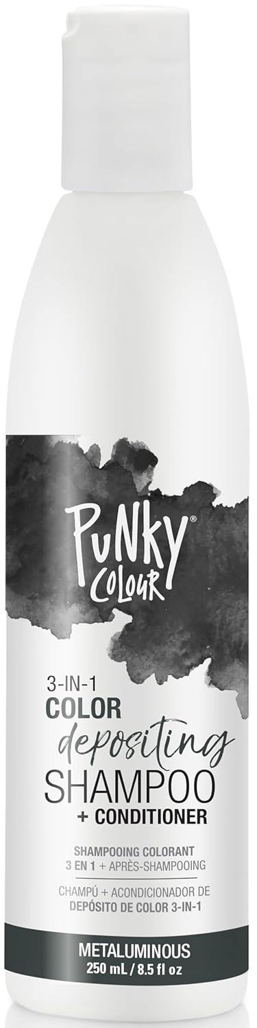 Punky منظف ومكيف شعر ملون 3 في 1 من بانكي كولور، 8.5 أونصة سائلة (معدني)