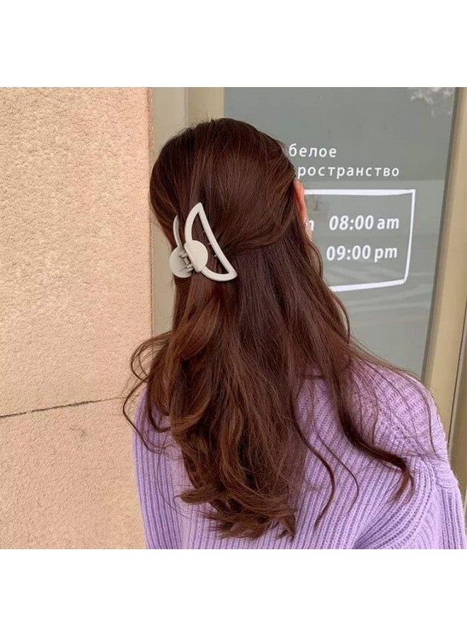 DENICRAAS Multi -Color Matte Hair Clip/Claws For Women &Girls- Easy to wear hair accessories set (Pack Of 12) - Image 3