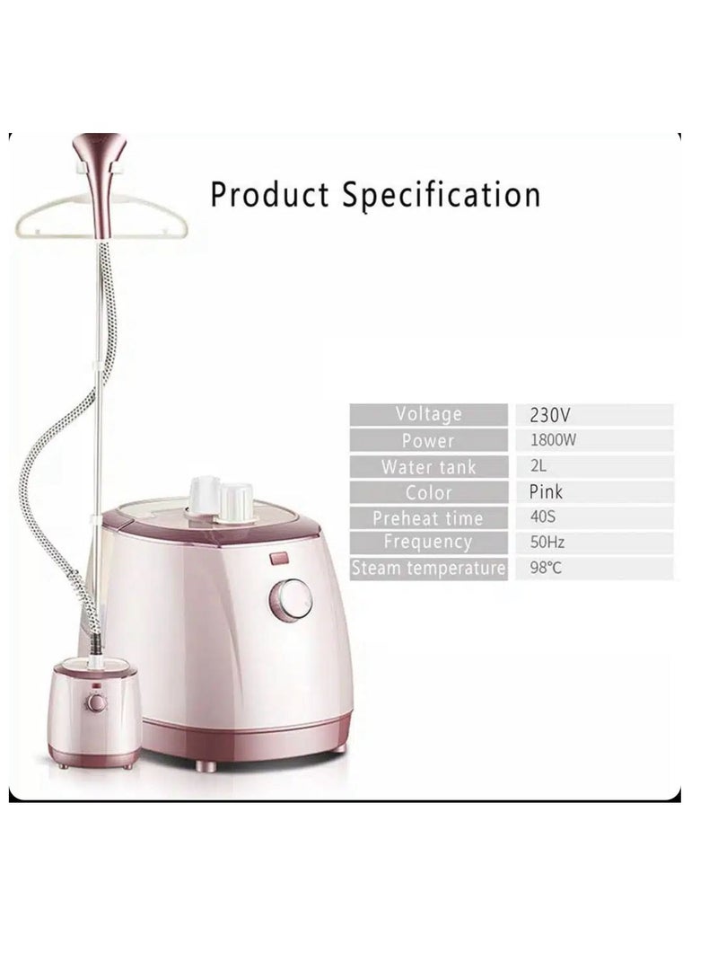 1800W Garment Steamer with 2 Liters Capacity, Portable Household, 6 Levels Of Continuous Steam  - Image 5