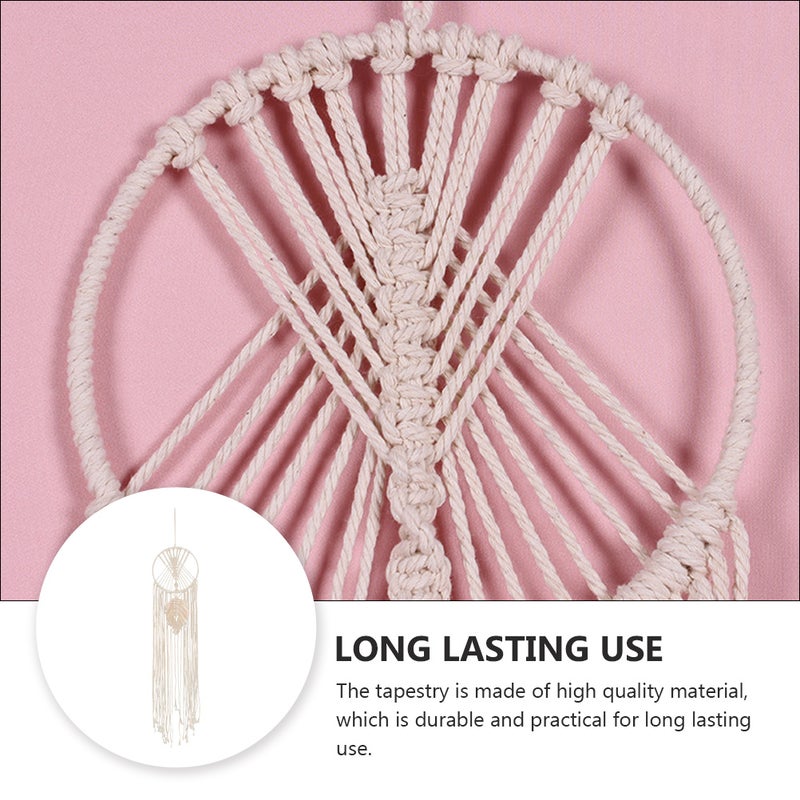 Handmade Elegant Hand-woven Tapestry Tassel Tapestry for Room - Image 4