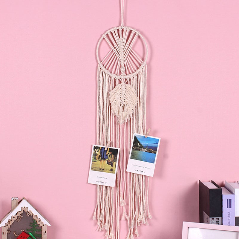 Handmade Elegant Hand-woven Tapestry Tassel Tapestry for Room - Image 1