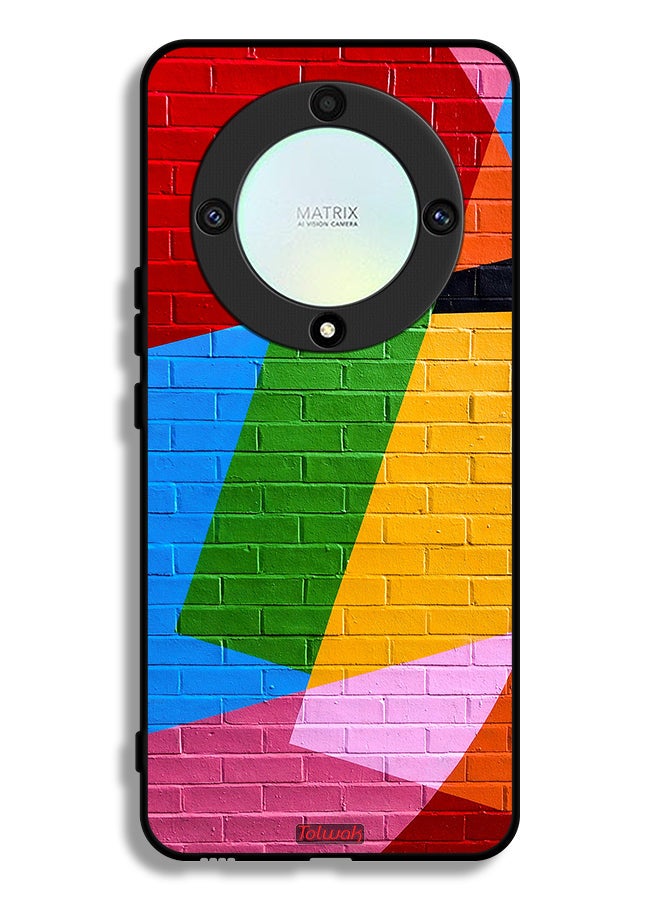 Tolwak Honor X9a Protective Case Cover Colorful Wall Painting - Image 1