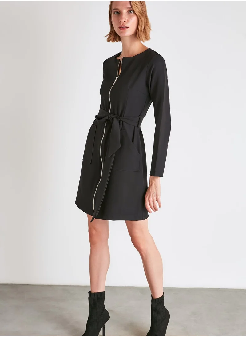 trendyol Zip Detailed Dress