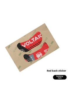 Universal Universal Mouse Non-slip Stickers Diy Mouse Stickers Back Stickers Side Skirts Sweat-absorbent Sweat-proof Palm Stickers Keyboard Camera-Color: 1 Red Print