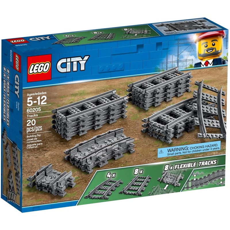 LEGO - City Tracks and Curves 20 Pieces - 60205 - Image 1