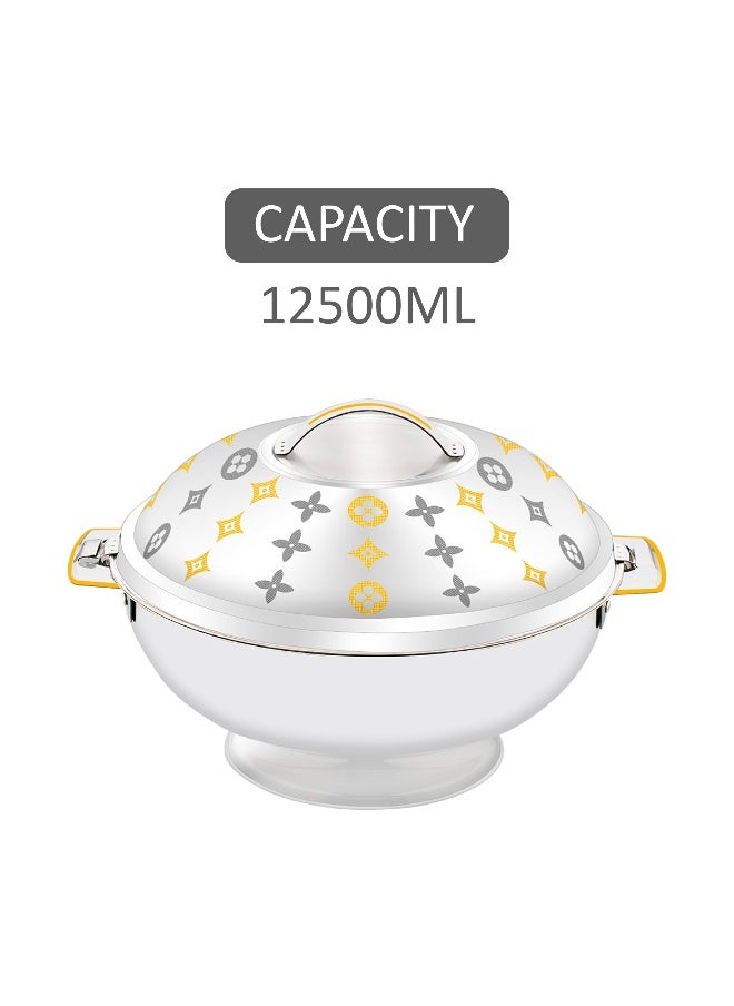 Rathore - Noor Hotpot Stainless Steel Casserole Insulated Thermal Serving Bowl Keeps Food Hot for long time 12500ML - Image 1