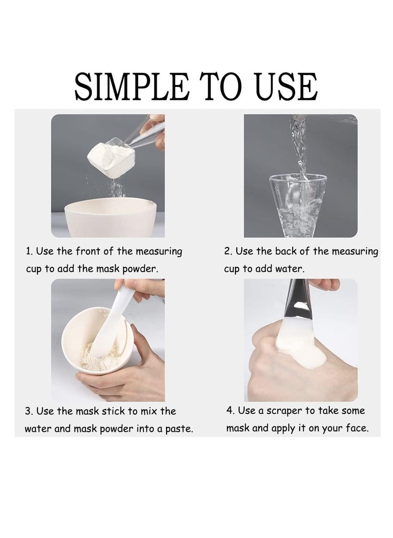 Y&D - Silicone Face Mask Mixing Bowl Set DIY Facemask Tool Kit with Facial Brush Stick Spatula Applicator Measuring Cup - Image 1