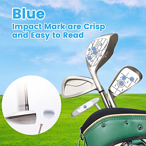 Seticek Left Hand Golf Impact Tape 150 Pc ｜Self-Teaching Sweet Spot and Consistency Analysis ｜ Improve Golf Swing Accuracy and Distance - Image 4