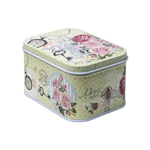 MARKET 99 Multicolor Tin Box (Set Of 6) | Small Rectangular Containers with Lid | Organiser for Stationery | Storage Boxes for Storing office supplies like pens, Markers, and notepads - Image 4