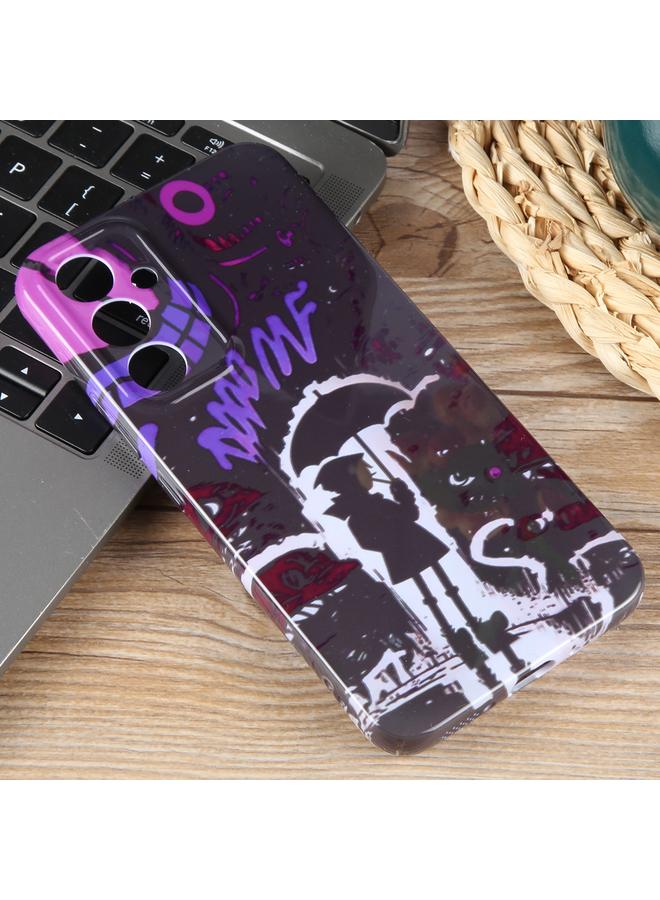S-TOP Case For Samsung Galaxy A13 4G Painted Pattern Precise Hole PC Phone Case - Image 2