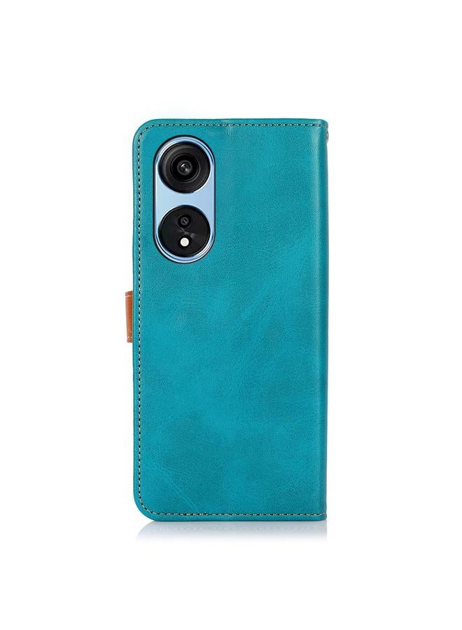 S-TOP Case For OPPO A1 Pro 5G KHAZNEH Dual-color Cowhide Texture Flip Leather Phone Case - Image 3