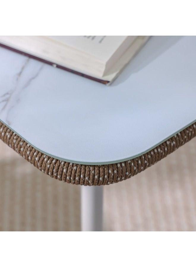 DANUBE HOME مجموعة أرائك فيتارا الخارجية لأربعة أشخاص | أثاث حديقة بإطار فولاذي | تصميم حديث لمجموعة أرائك الفناء | طاولة وكراسي للجلوس في الحديقة الخارجية - Image 3