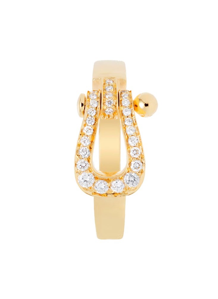 Fred Force 10 ring Medium model 18k yellow gold and diamonds  - Image 2