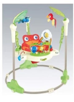 FULL JOY Baby Adjustable Jumper Walker Activity Seat With Multifunction Musical Toys ,Green  - Image 1