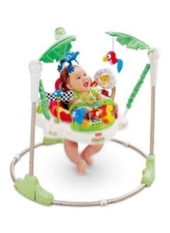 FULL JOY Baby Adjustable Jumper Walker Activity Seat With Multifunction Musical Toys ,Green  - Image 2