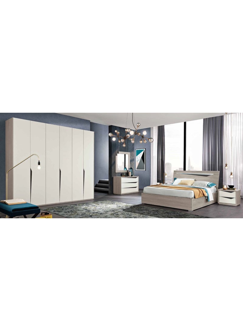 Mardod Saudi Bedroom With Wardrobe Made of Thai MDF Wood MS_BR_0024