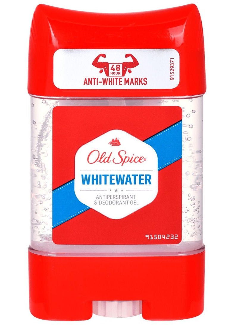 Old Spice Anti White Marks Whitewater Antiperspirants and Deodorant Gel 70ml - Image 1