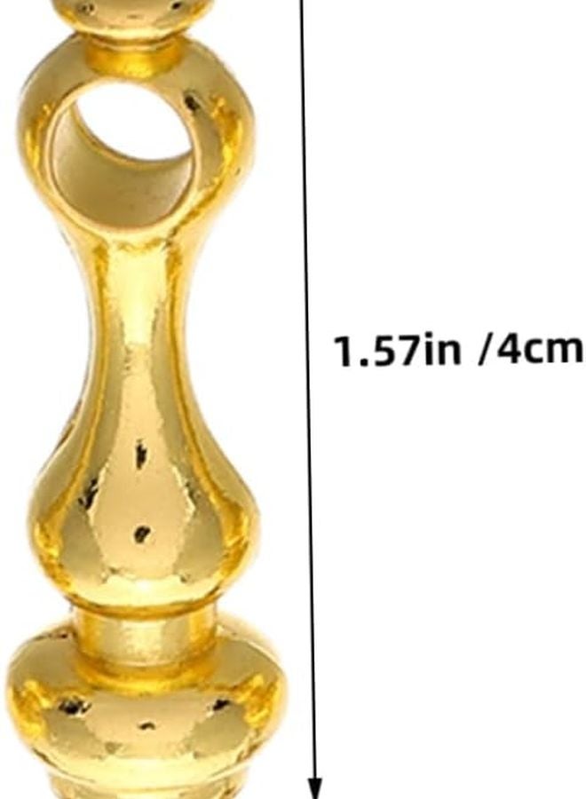 أغطية نهاية أعمدة من سبائك الزنك 10 قطع لمساند الأثاث وموصلات درابزين الزجاج - Image 3