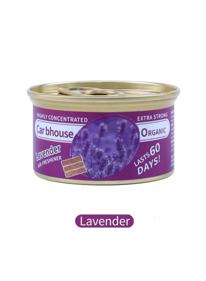 Organic Lavender Car Air Freshener – Long Lasting Perfume with Natural Fiber Scent - Image 1