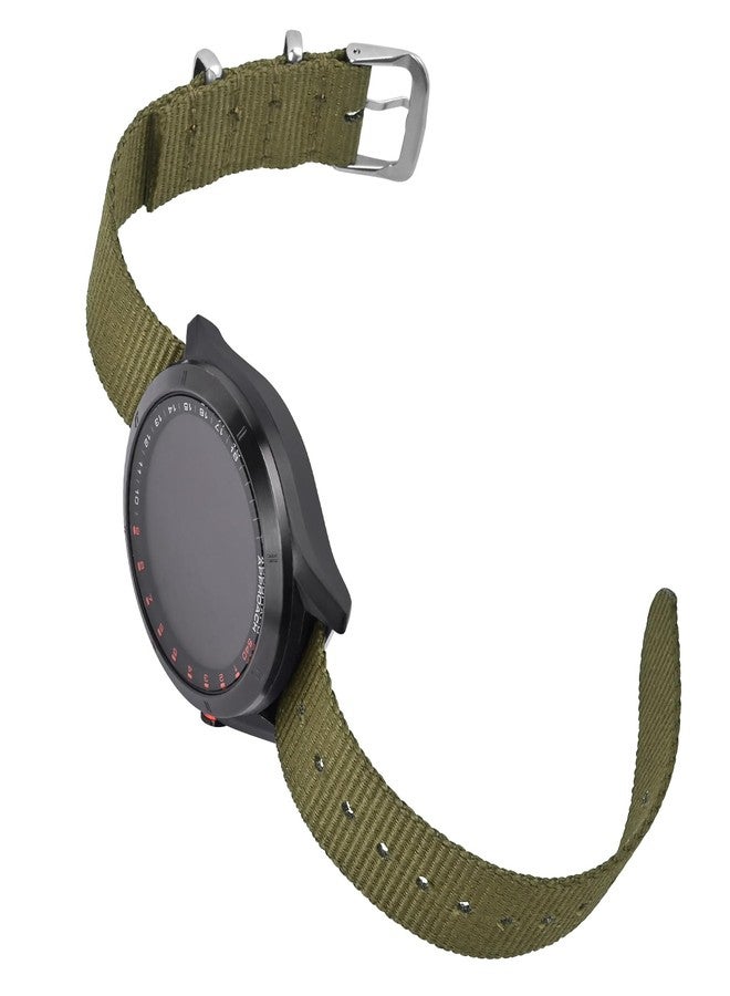 C2D JOY One Sheet Nylon Strap Compatible with Approach s12/s40/s42 Replacement Watchband-Army Green(5.2-7.7inch) - Image 1