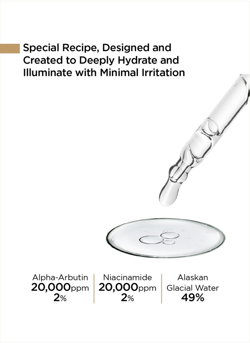 Banobagi Alpha-Arbutin Brightening Serum for glowing skin Hyaluronic acid serum Korean Skincare best skin serum for glowing skin best Niacinamide Serum for Face Best serum for face Glacier water 30ml  - Image 4