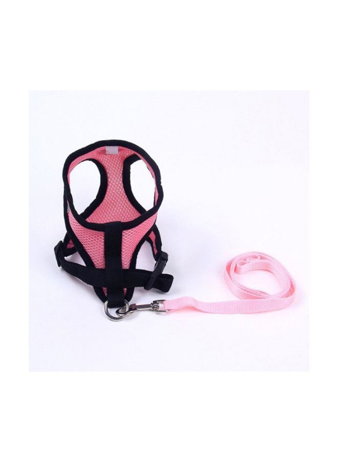 NIBEMINENT Breathable Mesh Leash Harness Pink - Image 2